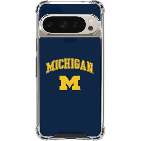 University of Michigan M Pixel 9/9 Pro Clear Case